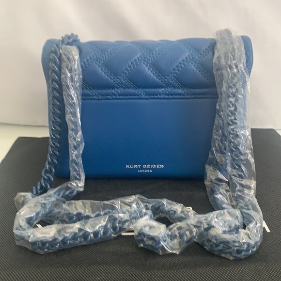 KURT GEIGER LONDON KENSINGTON LEATHER MINI CROSSBODY BAG - Picture 3 of 9